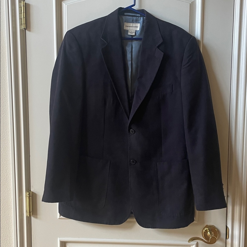 Pronto Uomo Men's Dark Jacket Lg
